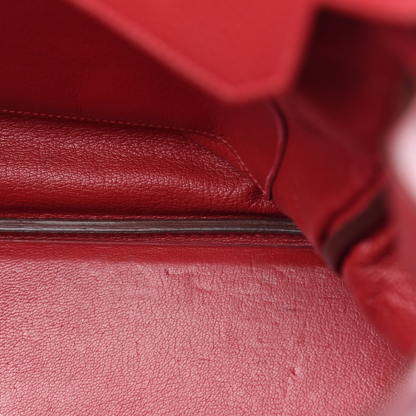 Taurillon Clemence Birkin 40 Rouge Casaque