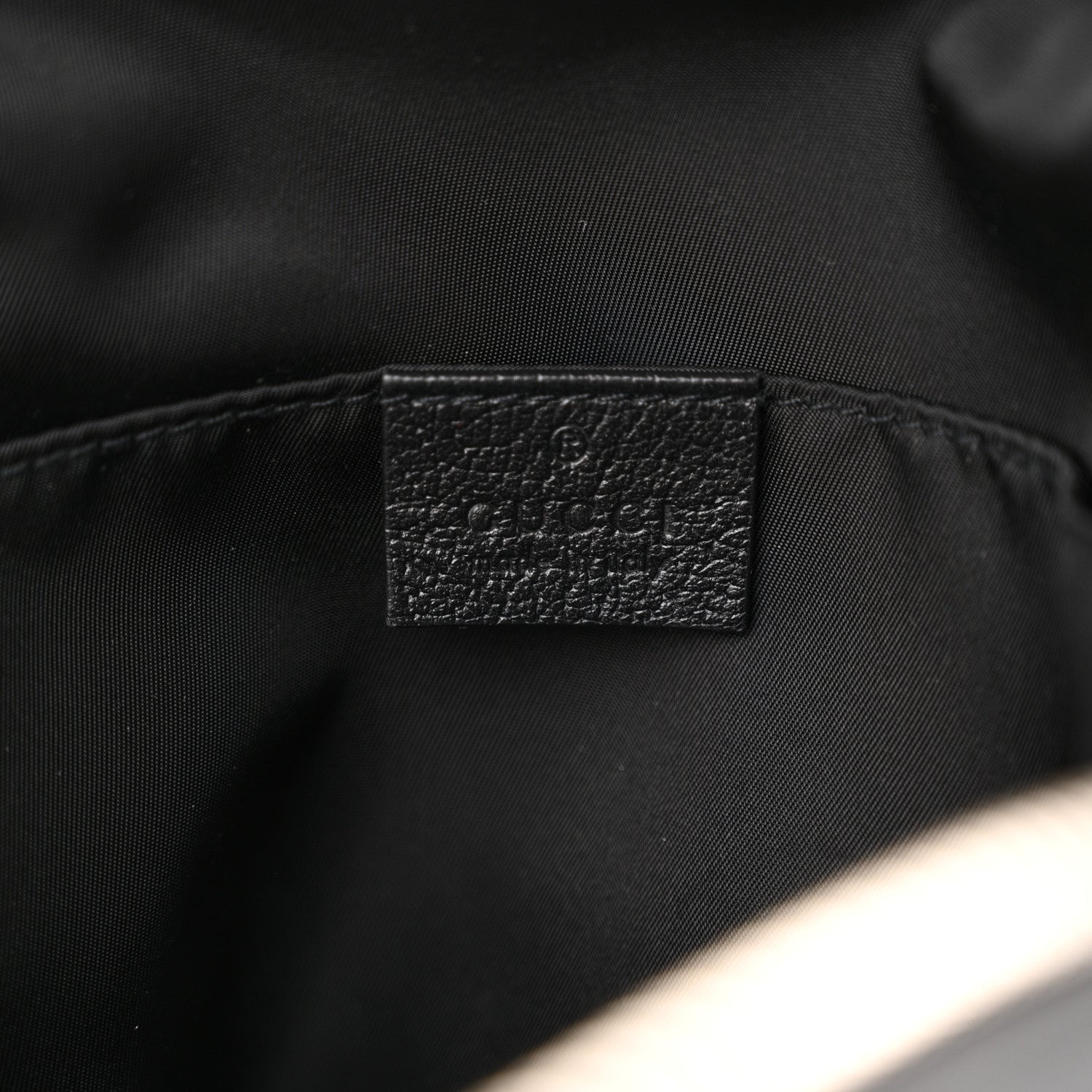 Gucci Econyl Nylon Monogram Off The Grid Sling Backpack Black 6 of 14