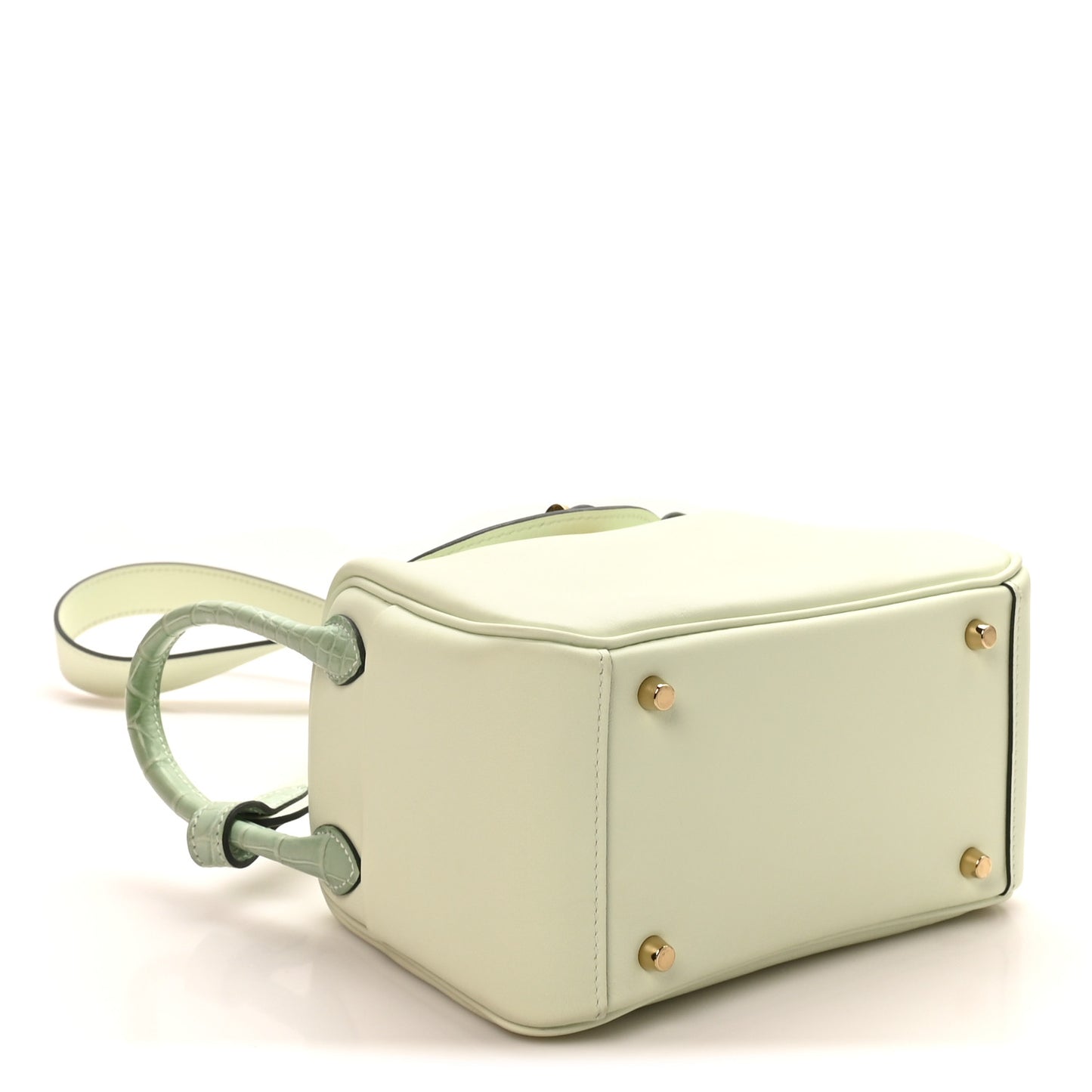 Matte Alligator Swift Verso Mini Touch Lindy 20 Vert Fizz
