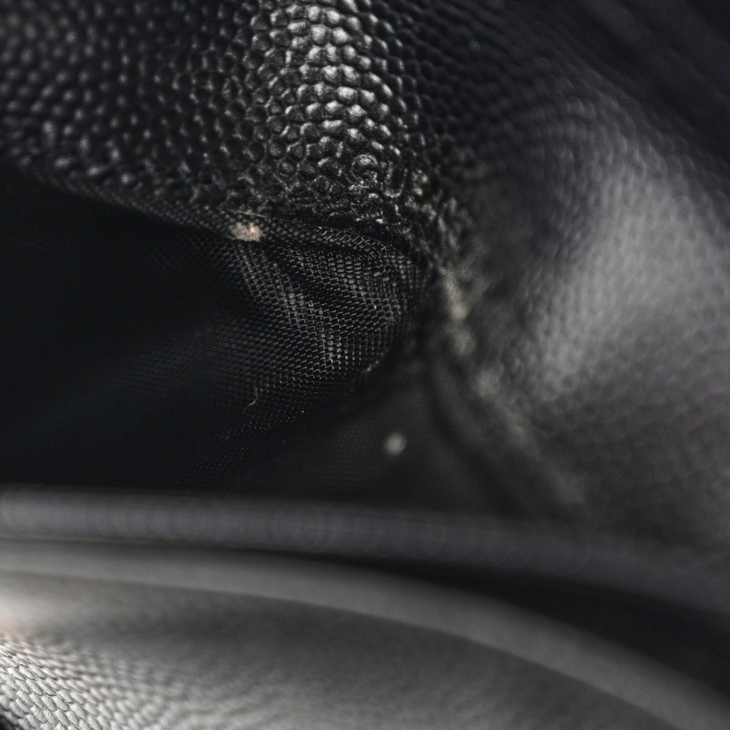 Grain De Poudre Matelasse Chevron Monogram Compact Zip Around Wallet Black