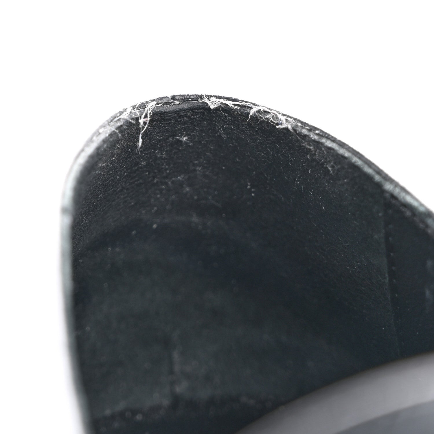 Chanel Crumpled Lambskin Cap Toe Chain CC Turnlock Mary Jane Flats 39 Black 10 of 11