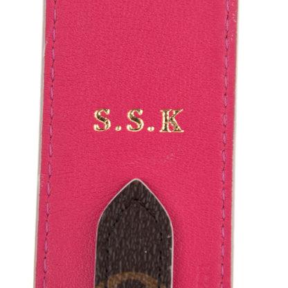 Louis Vuitton Monogram Bandouliere Shoulder Strap Hot Pink 4 of 5