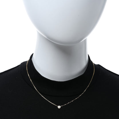 Cartier 18K Yellow Gold Diamond SM D'Amour Pendant Necklace 3 of 5