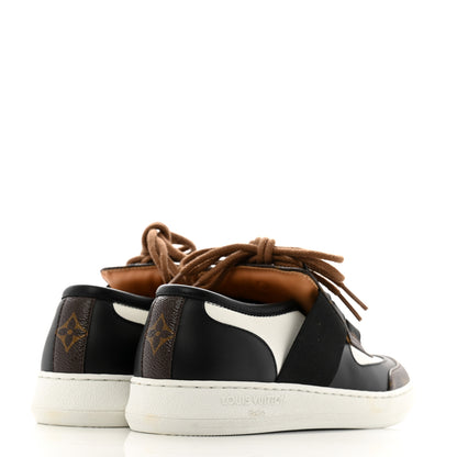 Louis Vuitton Monogram Calfskin Lous Sneakers 35.5 Black 5 of 9