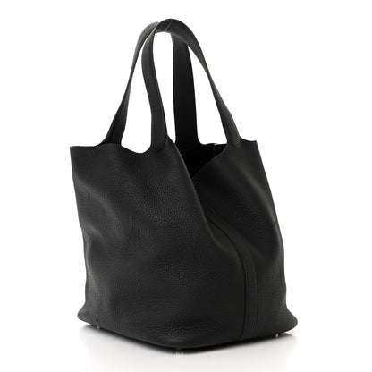 Hermes Taurillon Clemence Picotin Lock 26 GM Black 3 of 11