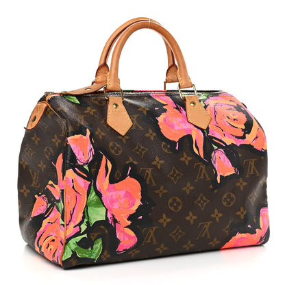 Louis Vuitton Monogram Roses Speedy 30 3 of 11