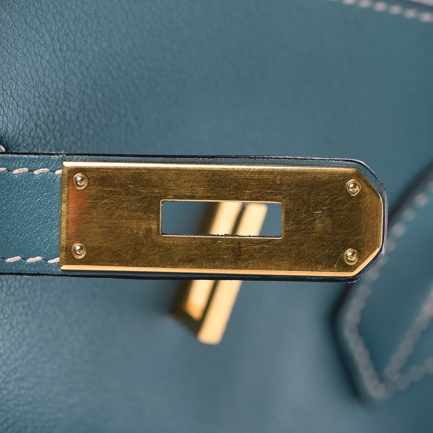 Hermes Swift Birkin 35 Blue Jean 28 of 55