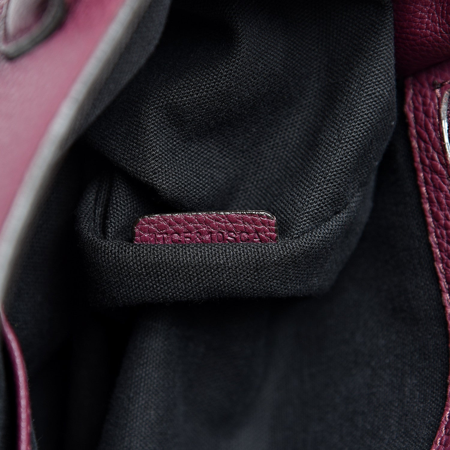 Burberry Derby Calfskin House Check Medium Banner Tote Dark Plum 7 of 27