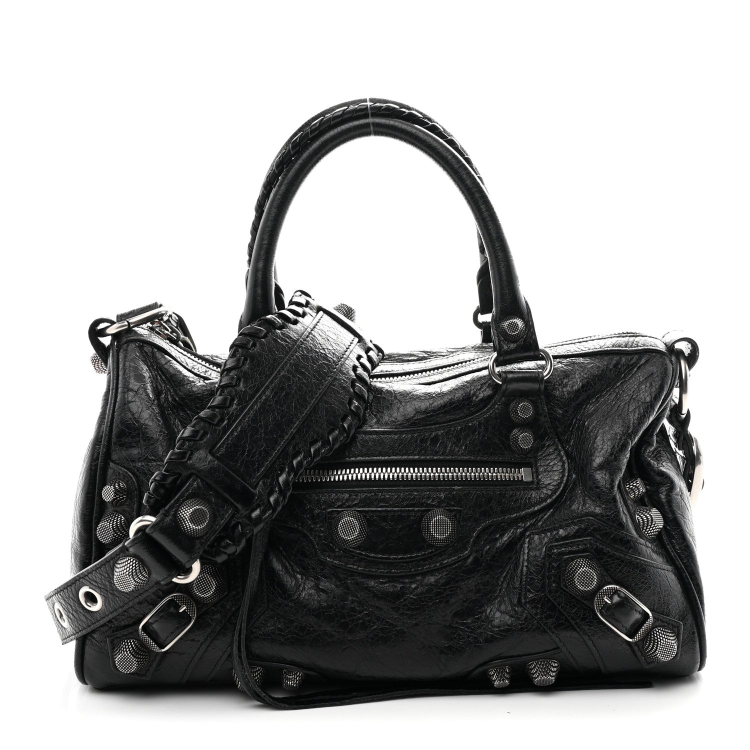 Balenciaga Agneau Arena Medium Le Cagole Duffle Crossbody Bag Black 1 of 11