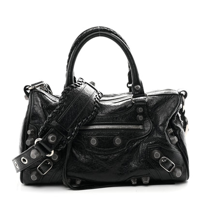Balenciaga Agneau Arena Medium Le Cagole Duffle Crossbody Bag Black 1 of 11
