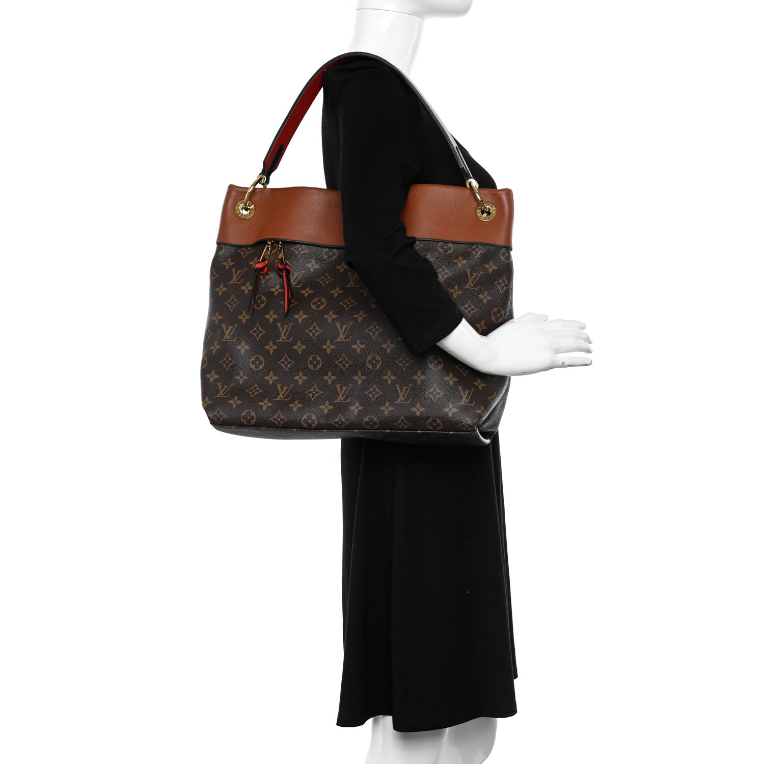 Louis Vuitton Monogram Tuileries Hobo Caramel 2 of 10