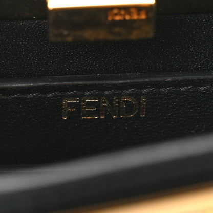 Fendi Shiny Nappa Petite Peekaboo I SEE U Satchel Black 6 of 13