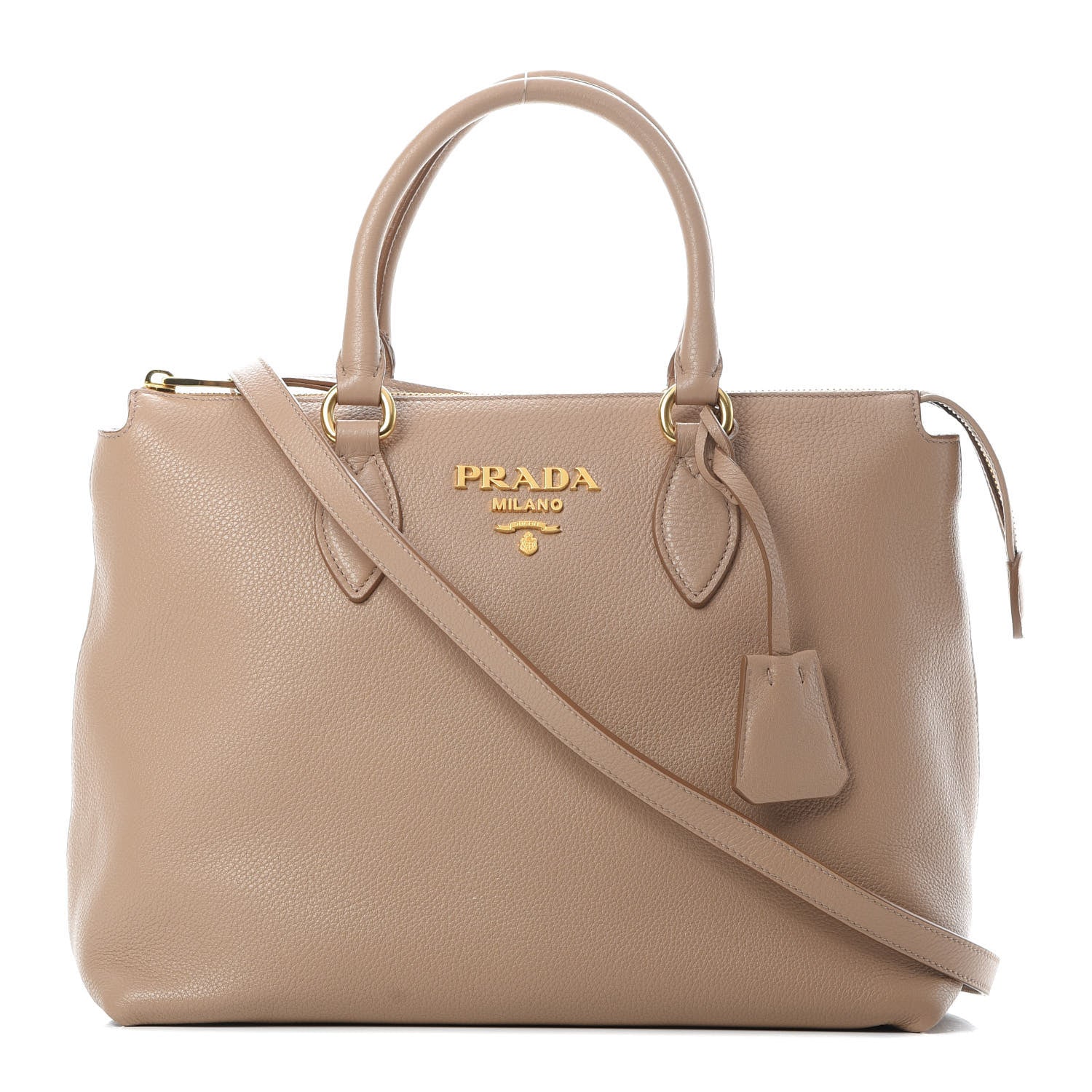 Prada Vitello Phenix Satchel Cammeo 1 of 11