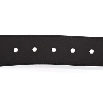 Gucci Monogram Dollar Calfskin 40mm Belt 80 32 Beige Ebony Testa di Moro 4 of 5