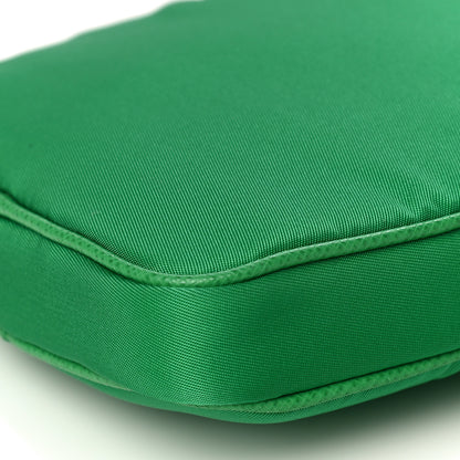 Prada Tessuto Nylon Phone Case Crossbody Bag Menta 8 of 9