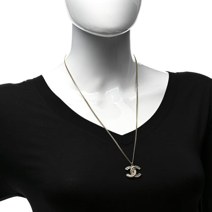 Chanel Baguette Crystal CC Necklace Gold 2 of 4