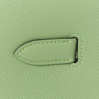 Hermes Epsom Sellier Birkin 30 Vert Criquet 9 of 32