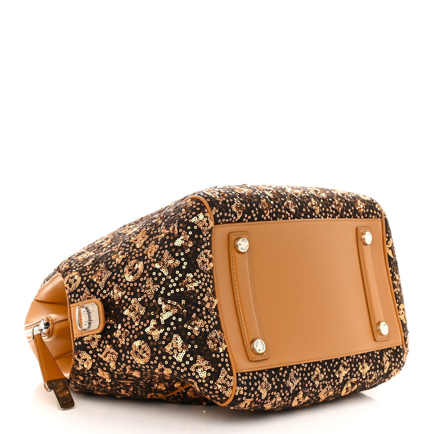 Louis Vuitton Sequin Monogram Sunshine Express North South Gold 4 of 10