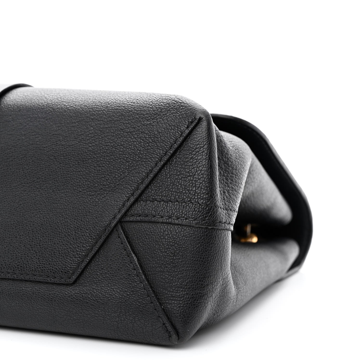 Louis Vuitton Calfskin Monogram Very One Handle Black 9 of 10
