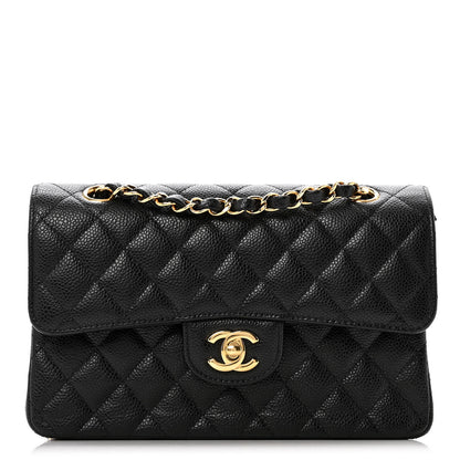 Chanel Caviar Quilted Small Double Flap Black 1 of 12