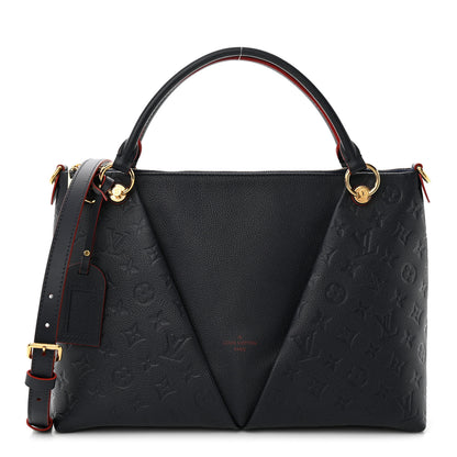 Louis Vuitton LOUIS VUITTON Empreinte V Tote MM Marine Rouge 1 of 9