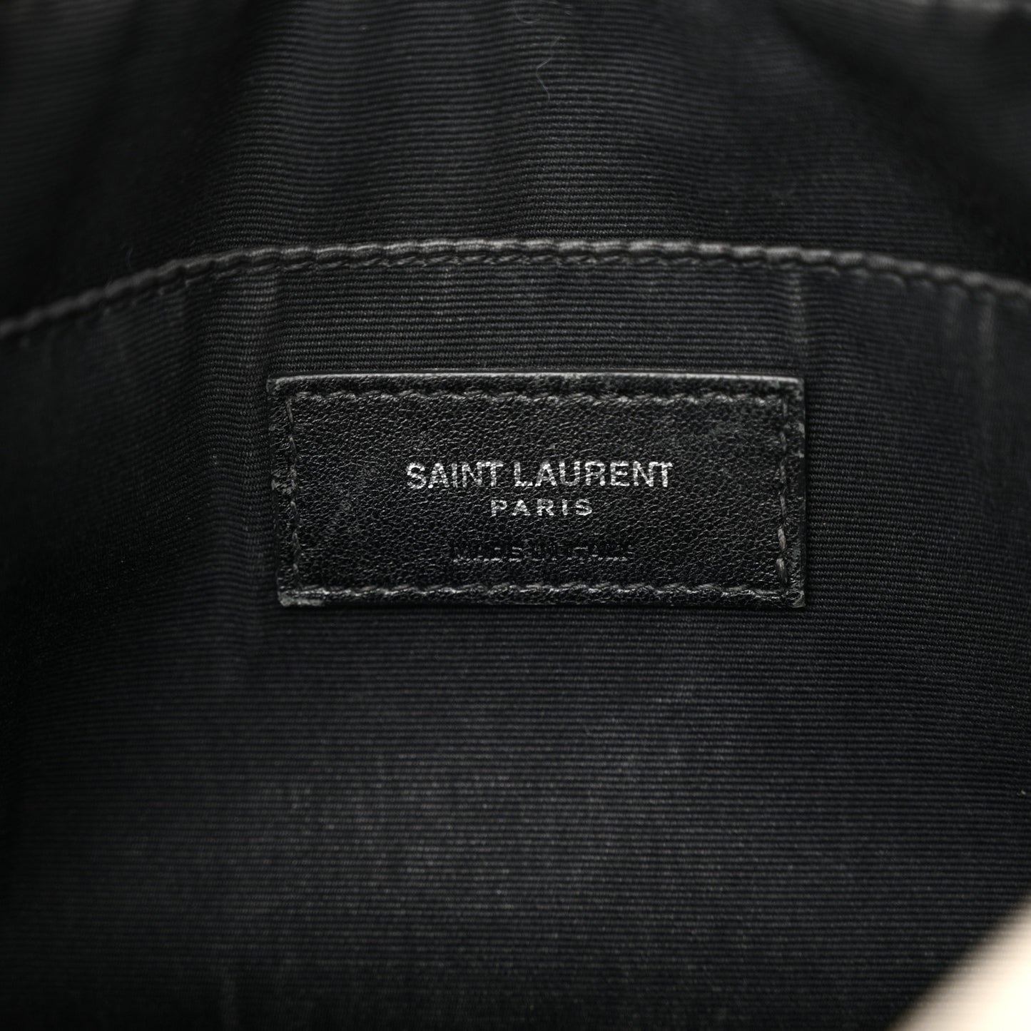 Lambskin Monogram Small Lou Camera Bag Black