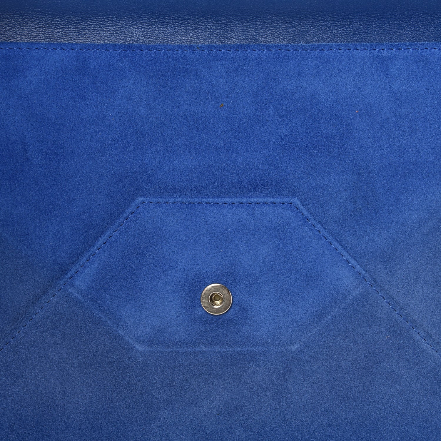 Jimmy Choo Calfskin Suede Rosetta Envelope Clutch Aegean 7 of 7