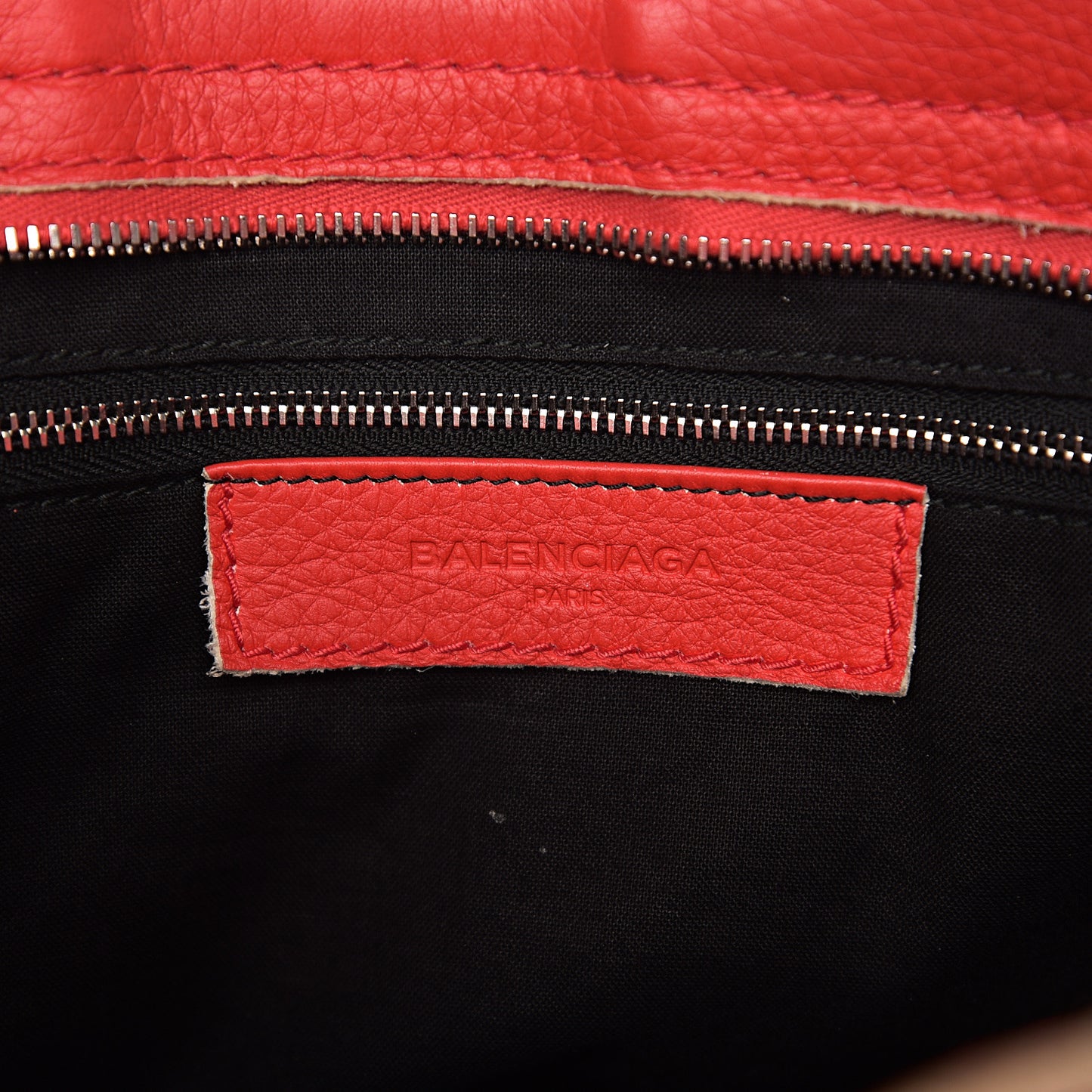 Supple Grained Calfskin Classic Silver Hardware Highlight City Rouge Fraise