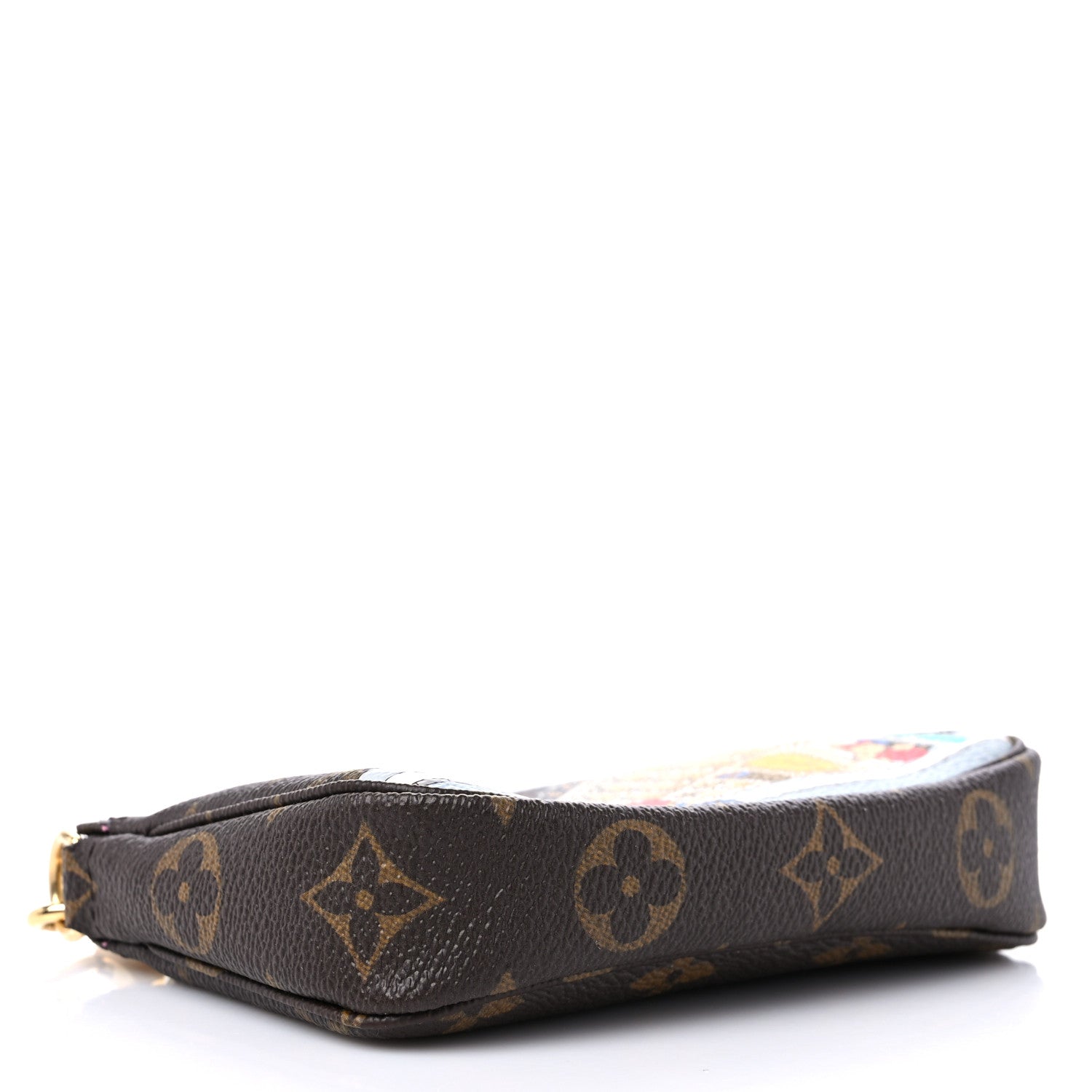 Louis Vuitton Monogram 2022 Christmas Animation Paris Mini Pochette Accessories Pink 4 of 10