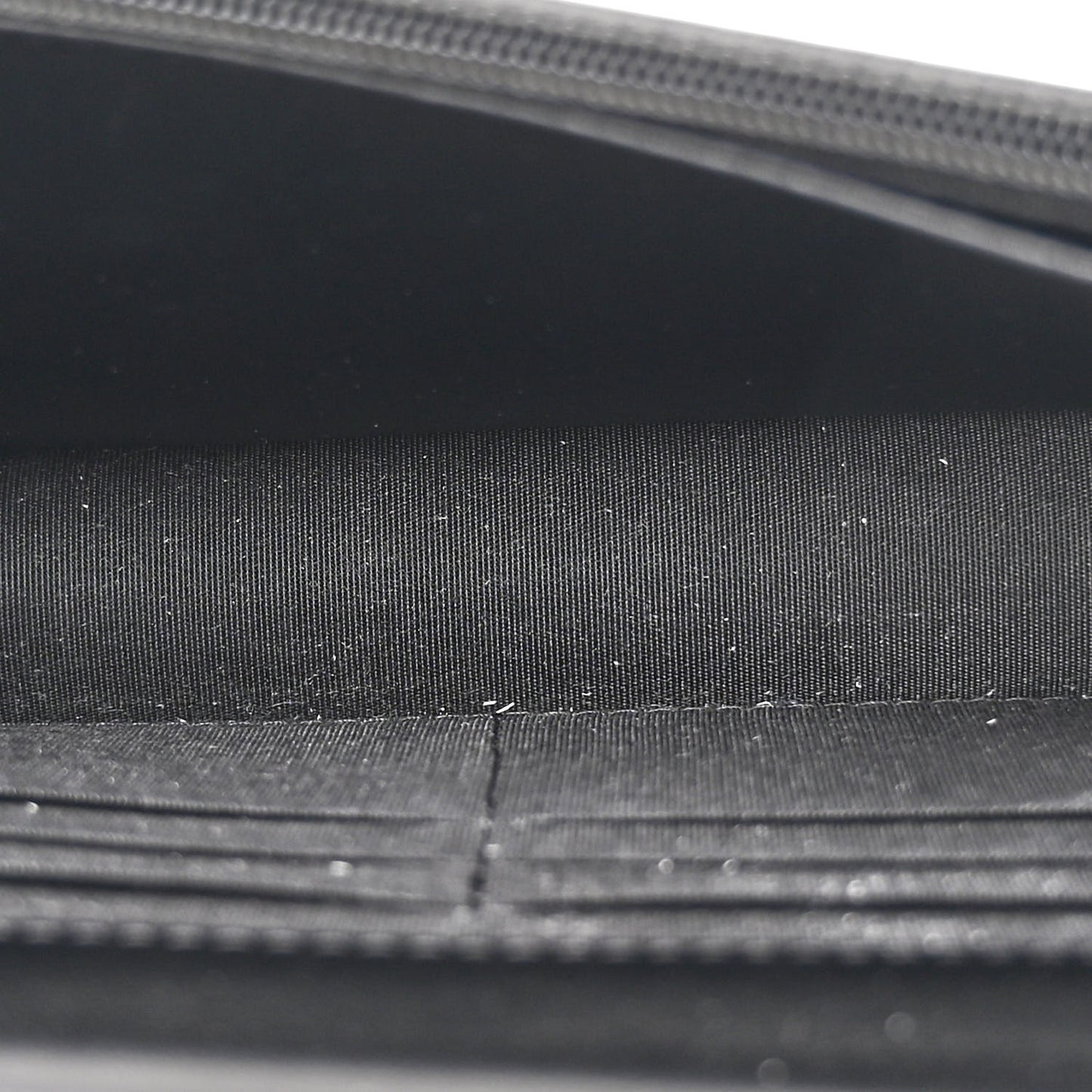 Velvet Quilted Boy Wallet On Chain WOC Black