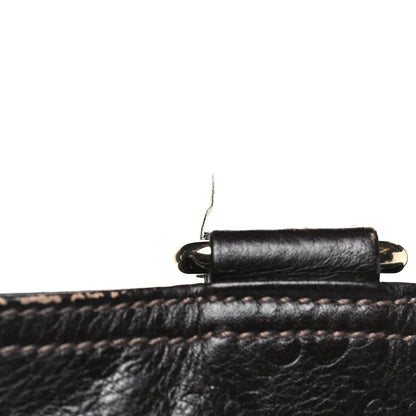 Gucci Guccissima Medium Flat Messenger Bag Dark Brown Dark Brown 13 of 13