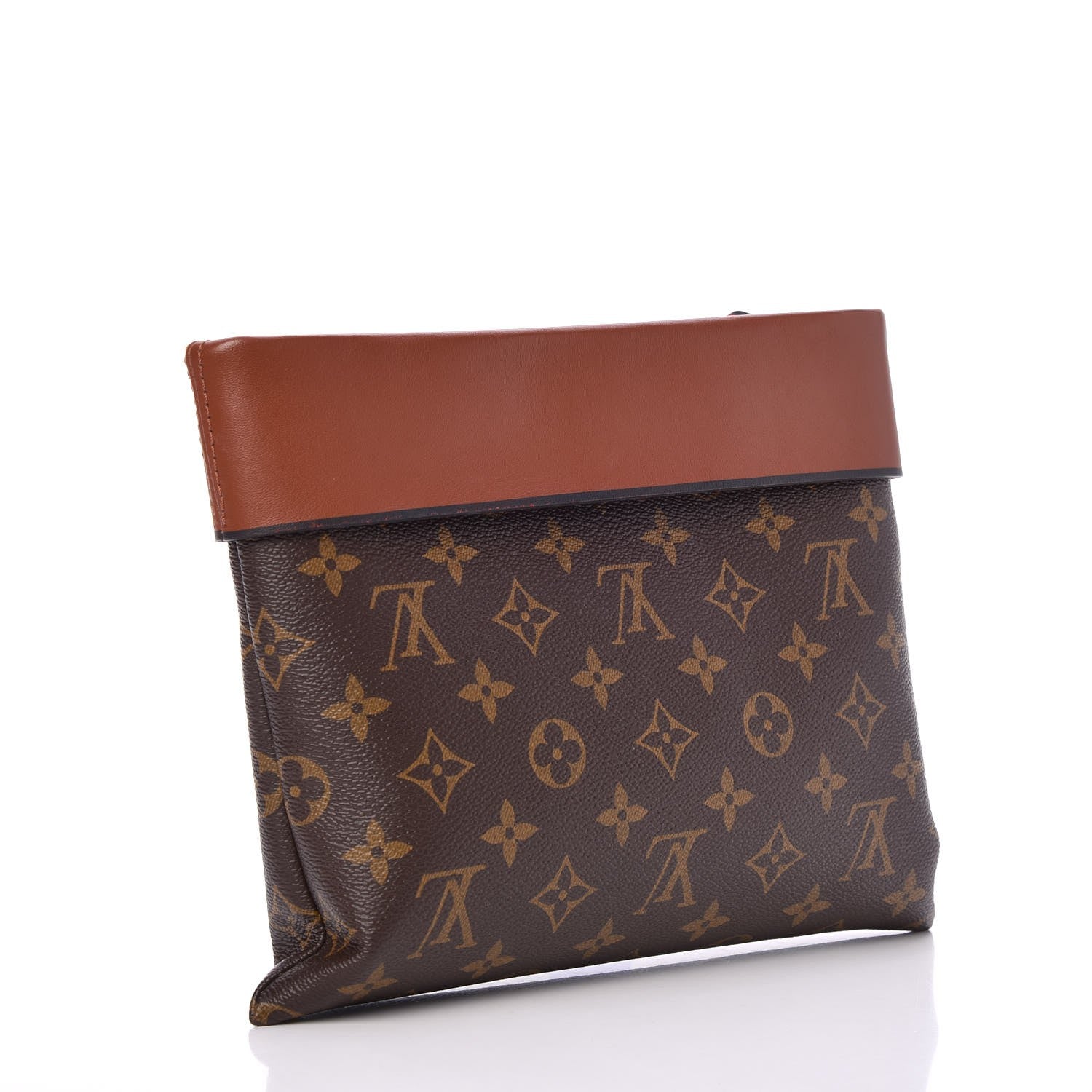 Louis Vuitton Monogram Tuileries Pochette Caramel 3 of 12