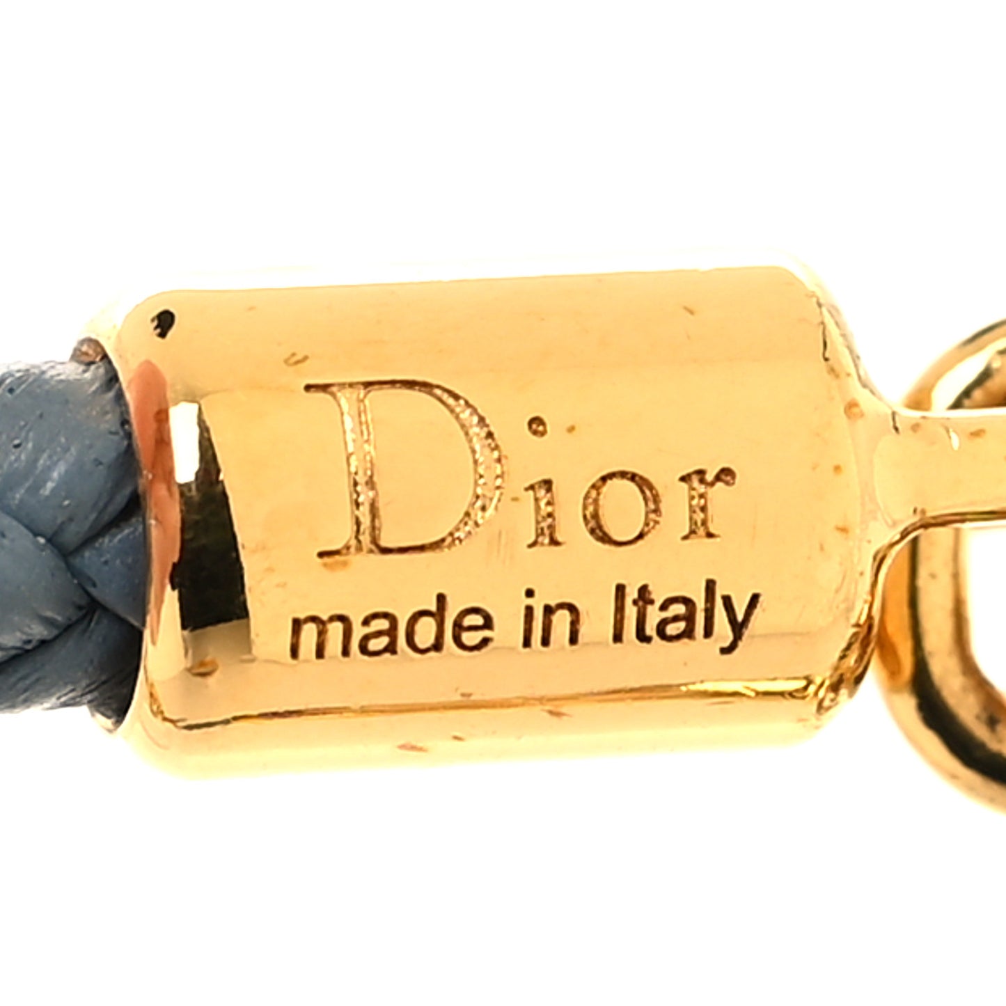 Calfskin CD Lock Bracelet Pastel Blue