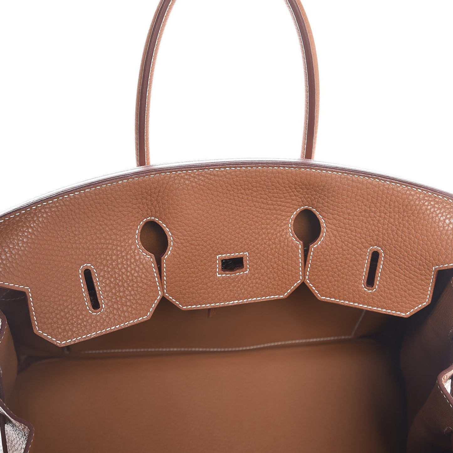 Taurillon Clemence Birkin 35 Gold