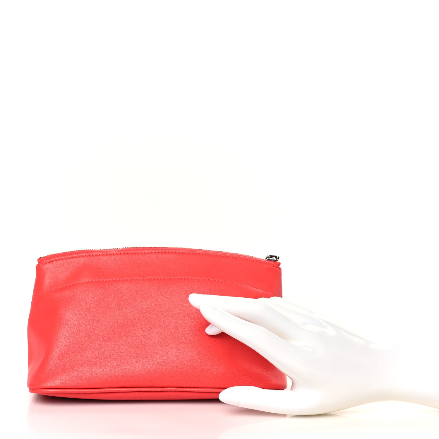 Hermes Milo Lambskin Swift Tohubohu Pouch MM Rose Jaipur Prune 2 of 9