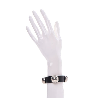 Chanel Calfskin CC Buckle Bracelet S Black 2 of 6