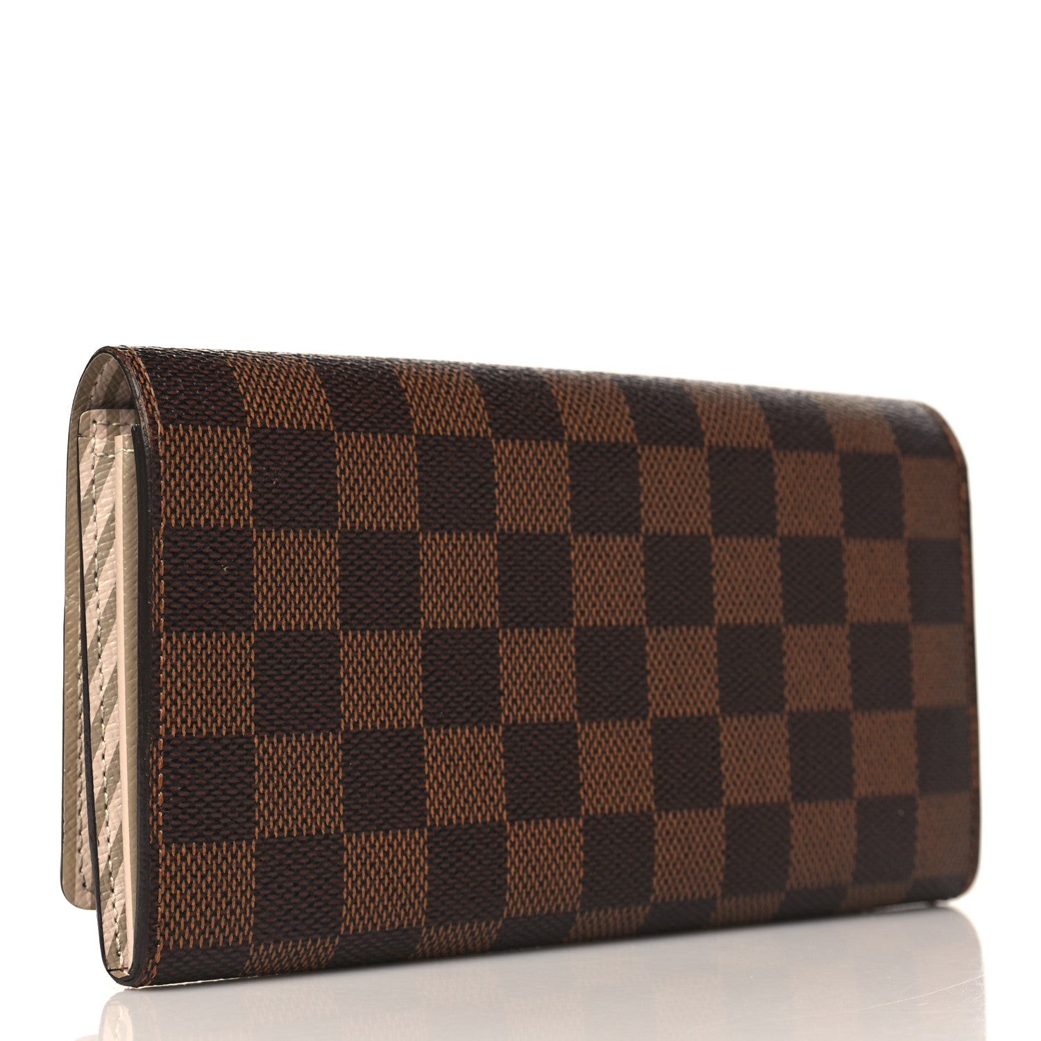Louis Vuitton Damier Ebene Trunks and Locks Sarah Wallet 3 of 7