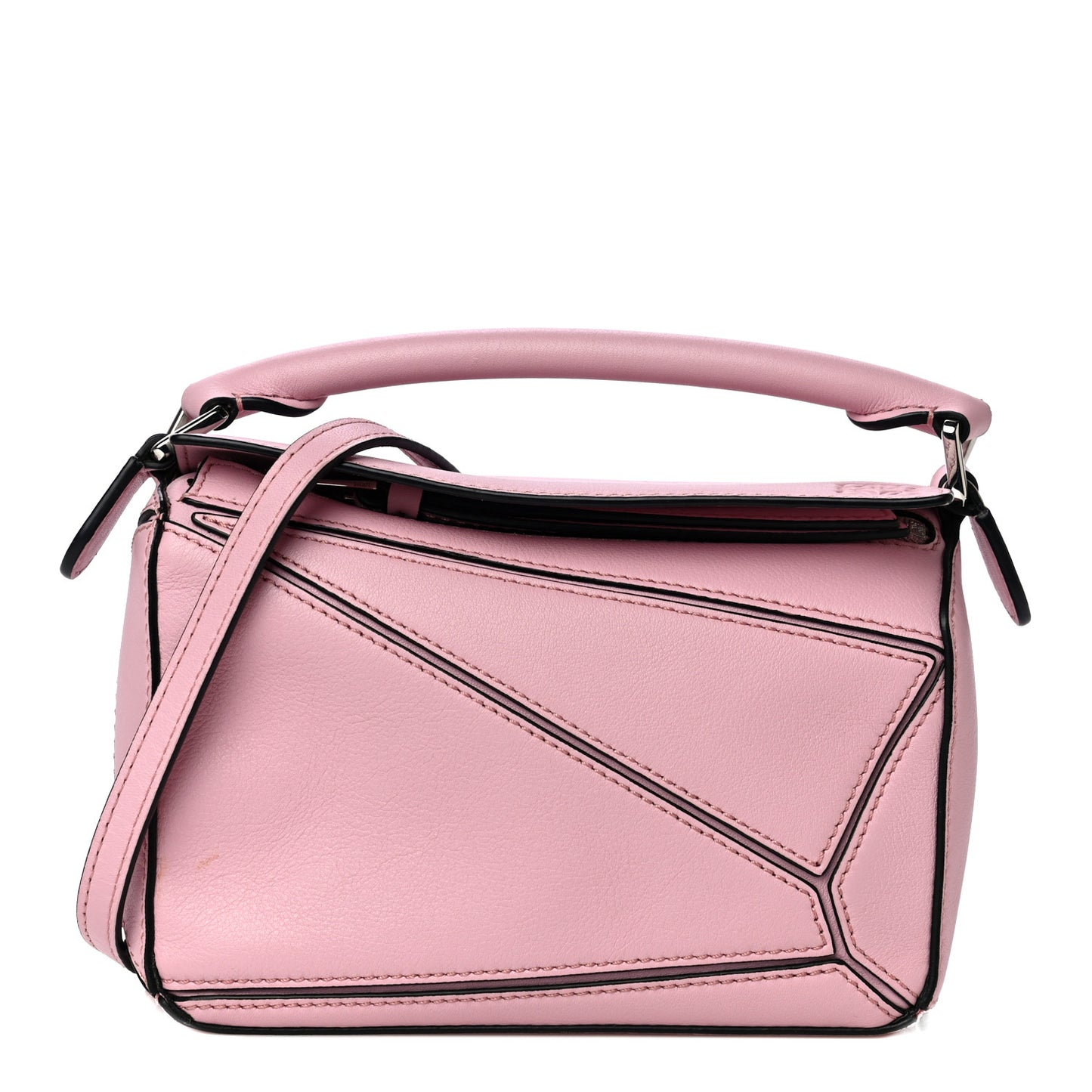 Calfskin Mini Puzzle Bag Pastel Pink