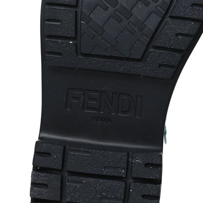 Fendi Nylon Domino 50mm Biker Boots 39 Eddie Black 6 of 8