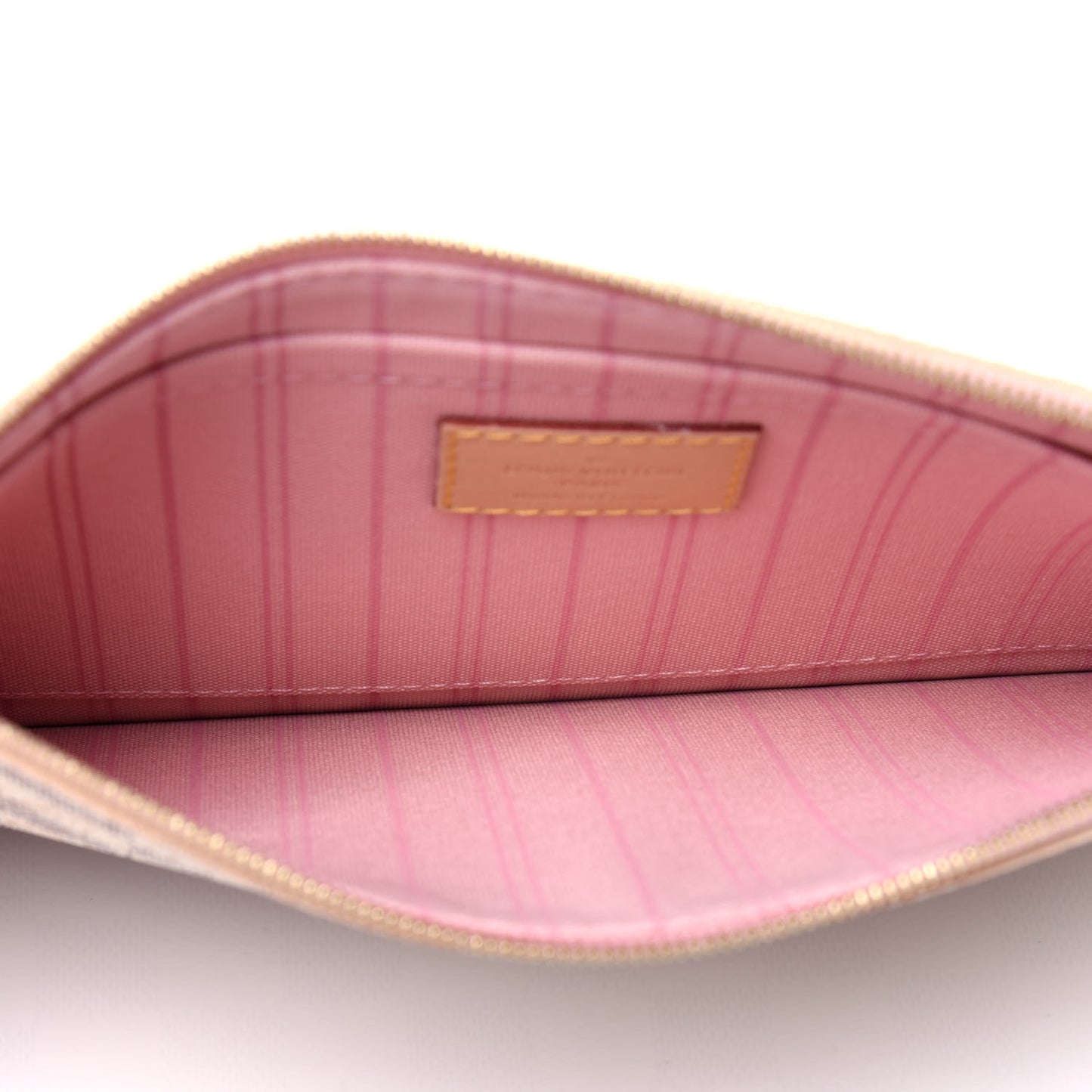 Damier Azur Neverfull MM GM Pochette Rose Ballerine