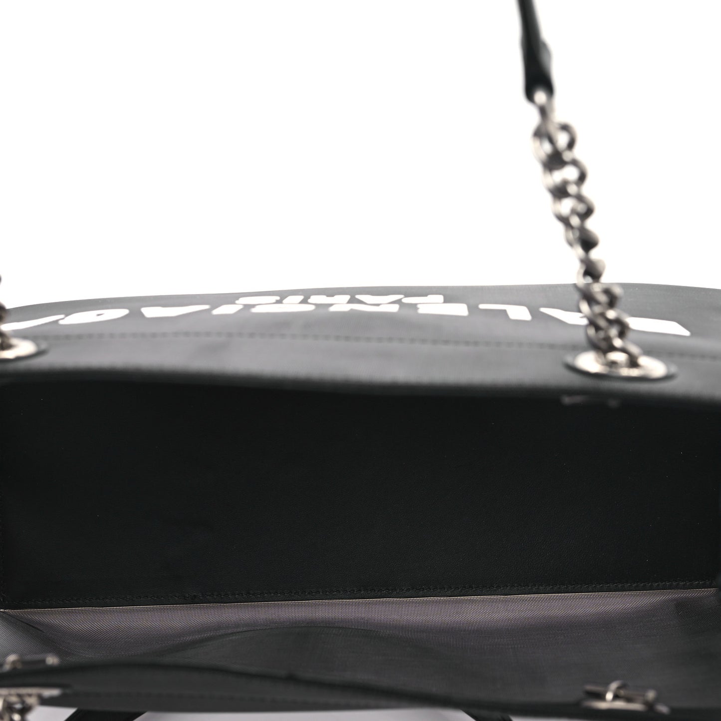 Nylon Mesh Duty Free Cabas Medium Tote Black