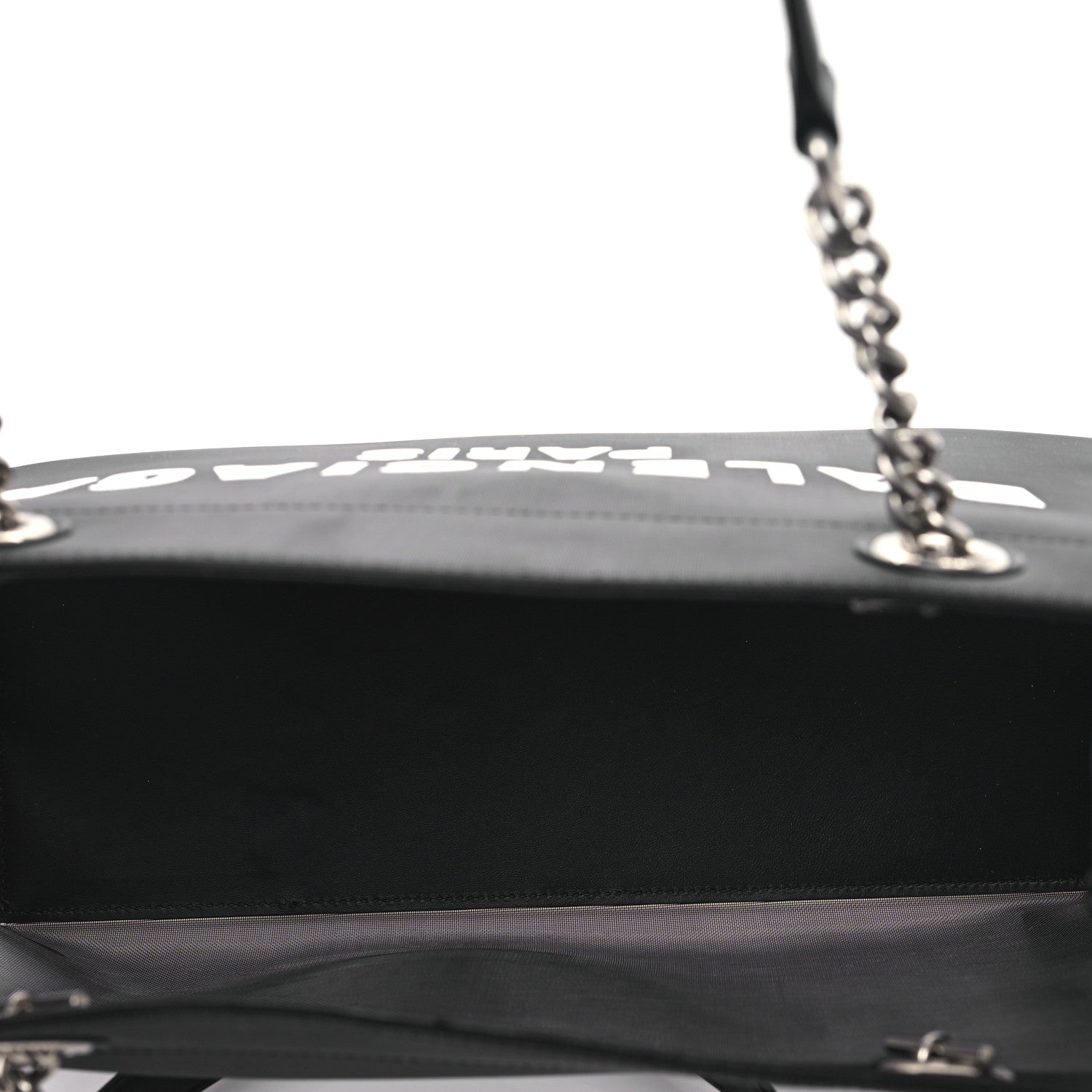 Balenciaga Nylon Mesh Duty Free Cabas Medium Tote Black 6 of 11