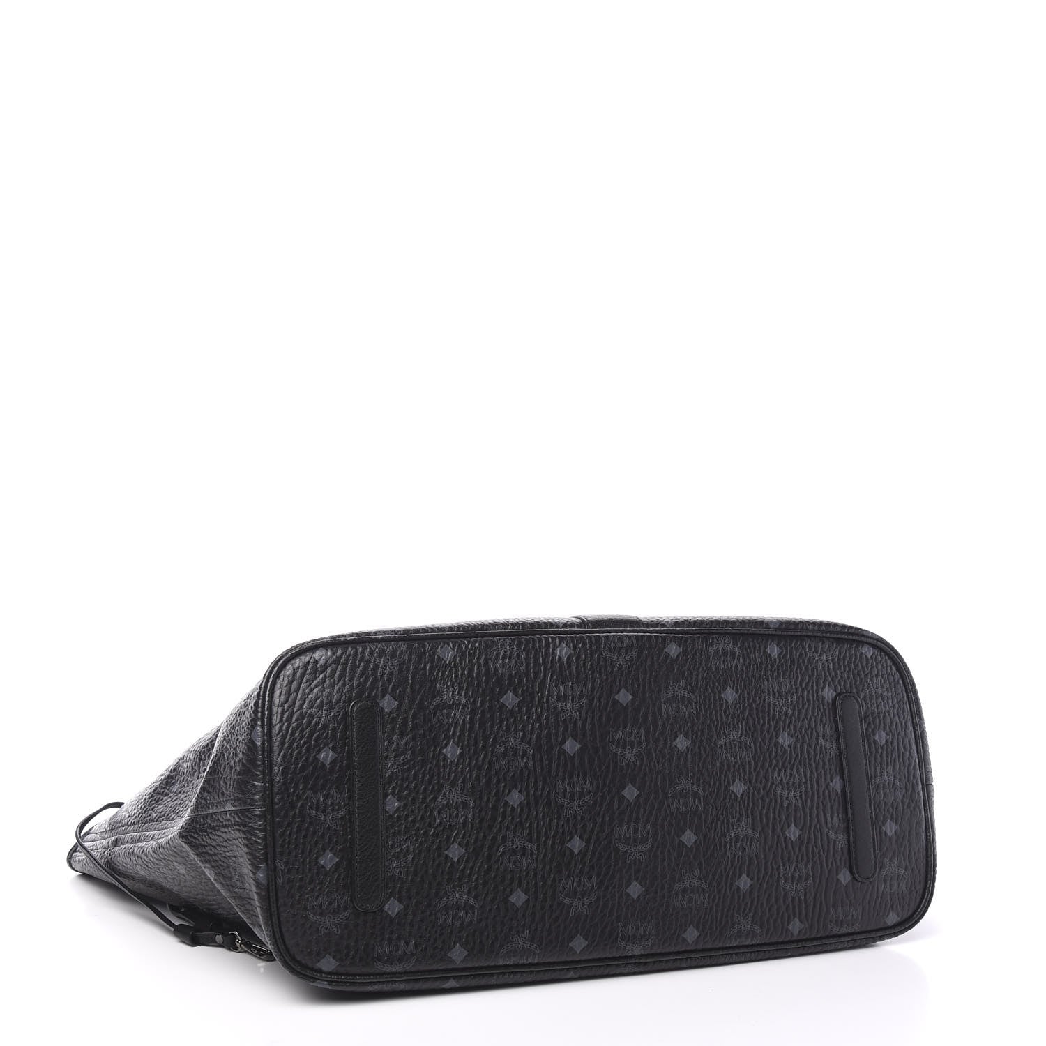 MCM Visetos Large Liz Reversible Shopper Tote Black 3 of 13
