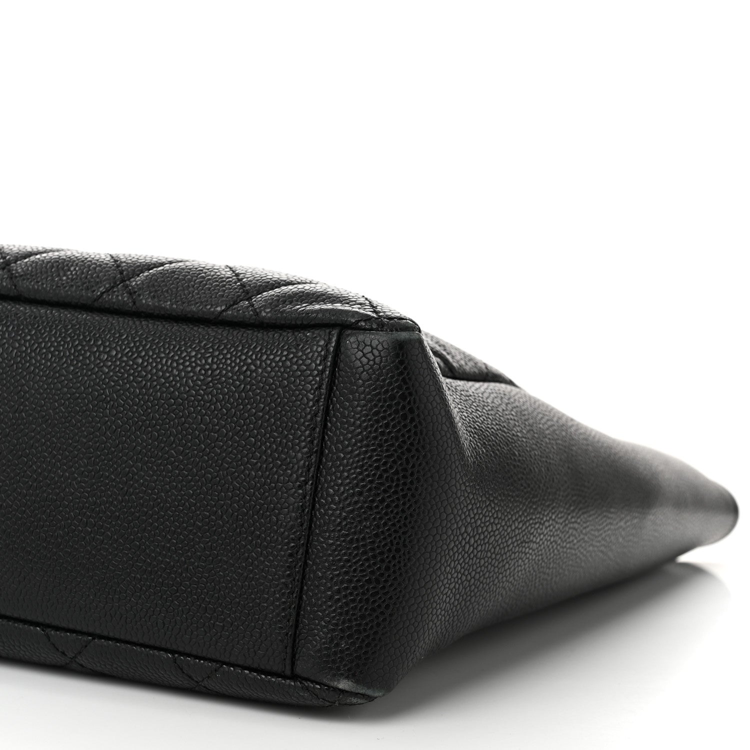 Chanel Caviar Quilted Vertical Grand Shopping Tote GST Black 10 of 12