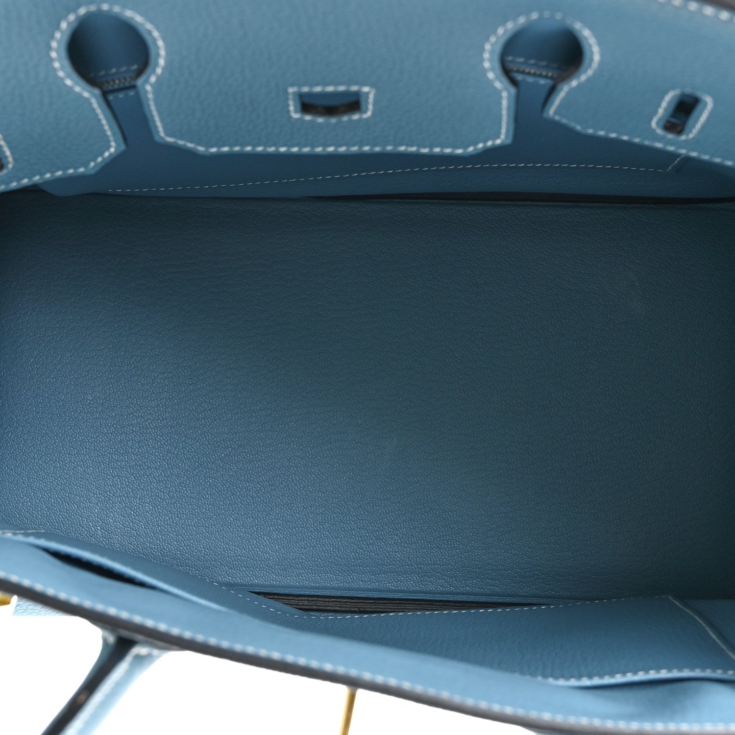 Hermes Togo BIRKIN 30 Blue Jean 5 of 17