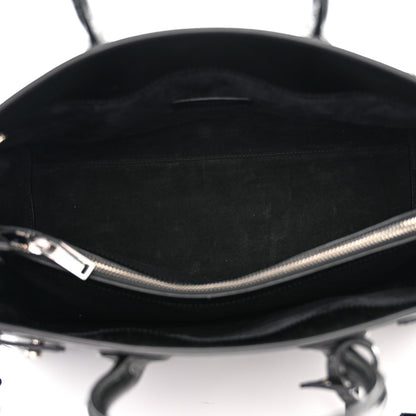 Saint Laurent Textured Patent Calfskin Small Sac De Jour Black 5 of 11