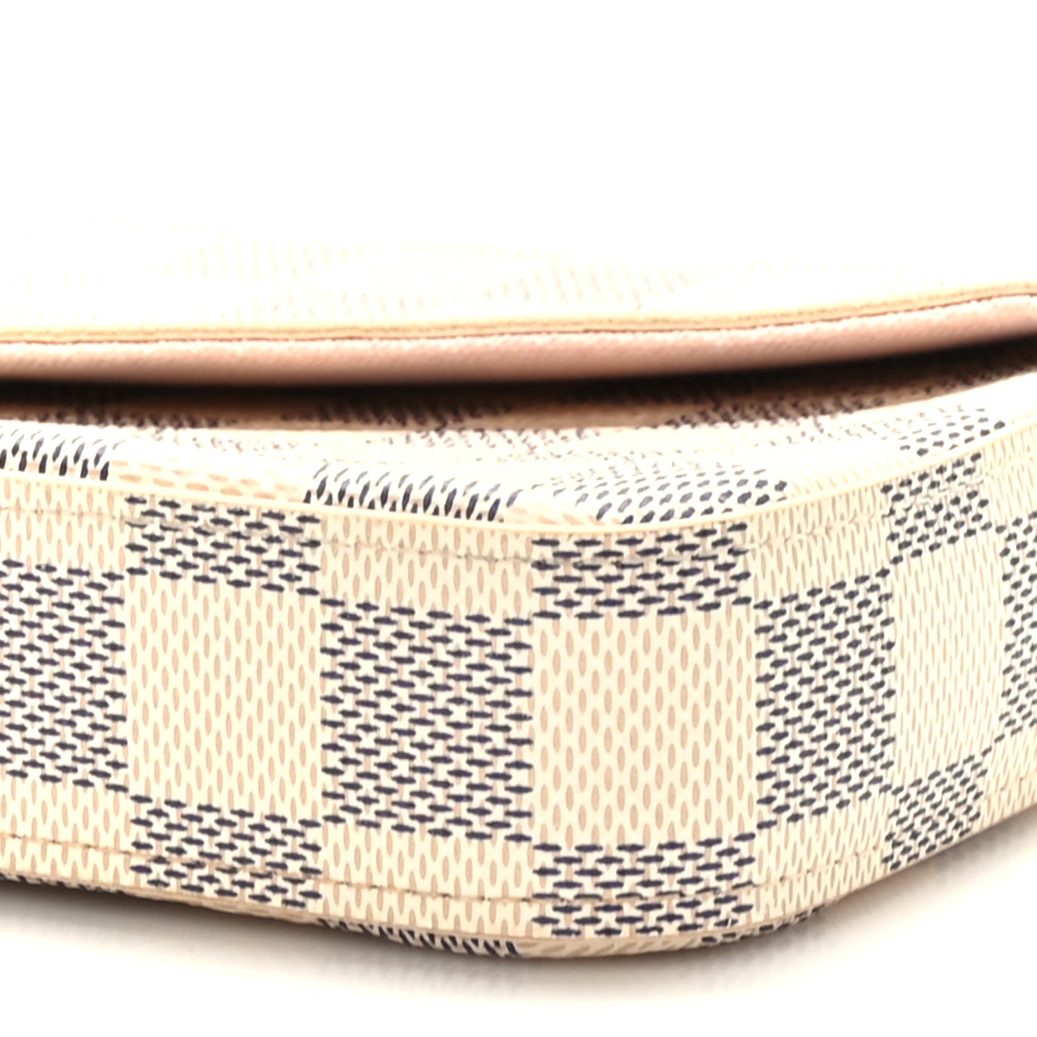 Louis Vuitton Damier Azur Pochette Felicie Chain Wallet Rose Ballerine 9 of 10