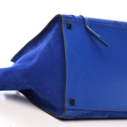 Celine Suede Medium Phantom Luggage Royal Blue 9 of 12