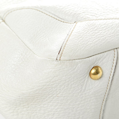 Prada Cervo Lux Chain Shoulder Bag Talco 10 of 20