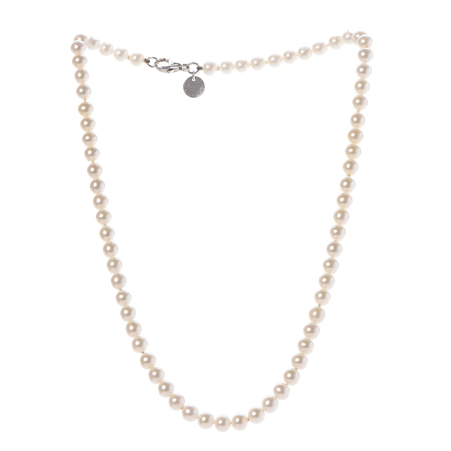 Sterling Silver Ziegfeld 6mm Pearl necklace